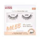 KISS MLBB My Lash But Better Everyday Wearable Volume False Eyelashes with Superfine Band Technology, Easy To Apply, Reusable, Cruelty-Free, Contact Lens Friendly, Style All Mine, 1 Pair KISS