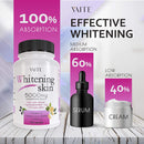 Glutathione Whitening Pills - Dark Spots & Acne Scar Remover - 5000 - Made in USA - Vegan Skin Bleaching Pills with Anti-Aging & Antioxidant Effect - 120 Capsules VAITE
