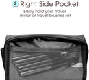 Large Vegan Leather Makeup Bag for Purse Travel Makeup Pouch Mini Cosmetic Bag for Women Girls Narwey Store