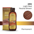 Clairol Professional Permanent Liquicolor for Dark Hair Color, 4rn Light Red Neutral Brown, 2 oz. Clairol Professional