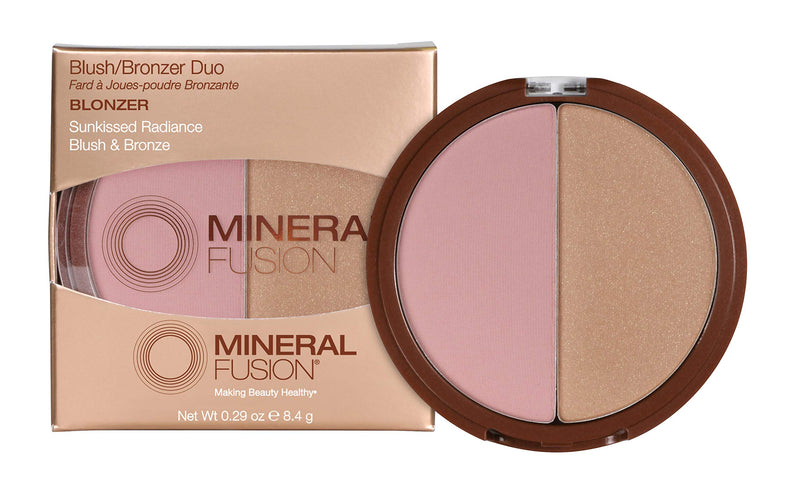Mineral Fusion Blush or Bronzer Duo Blonzer, 0.29 Oz Mineral Fusion