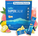 Nello Supercalm Powdered Drink Mix, Cortisol Reducer and Sleep Aid Supplement, L Theanine, Ksm-66 Ashwagandha, Magnesium Glycinate, Vitamin D 3, No Sugar, Non GMO, On The Go, 20 Ct, Honeydew Melon Infinity Warehouse