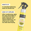 John Frieda Go Blonder Hair Lightening Spray, Controlled Hair Lightener to Gradually Lighten Hair, with Citrus and Chamomile BlondMend Technology, Stocking Stuffer, 3.5 Ounce(2 Pack) John Frieda