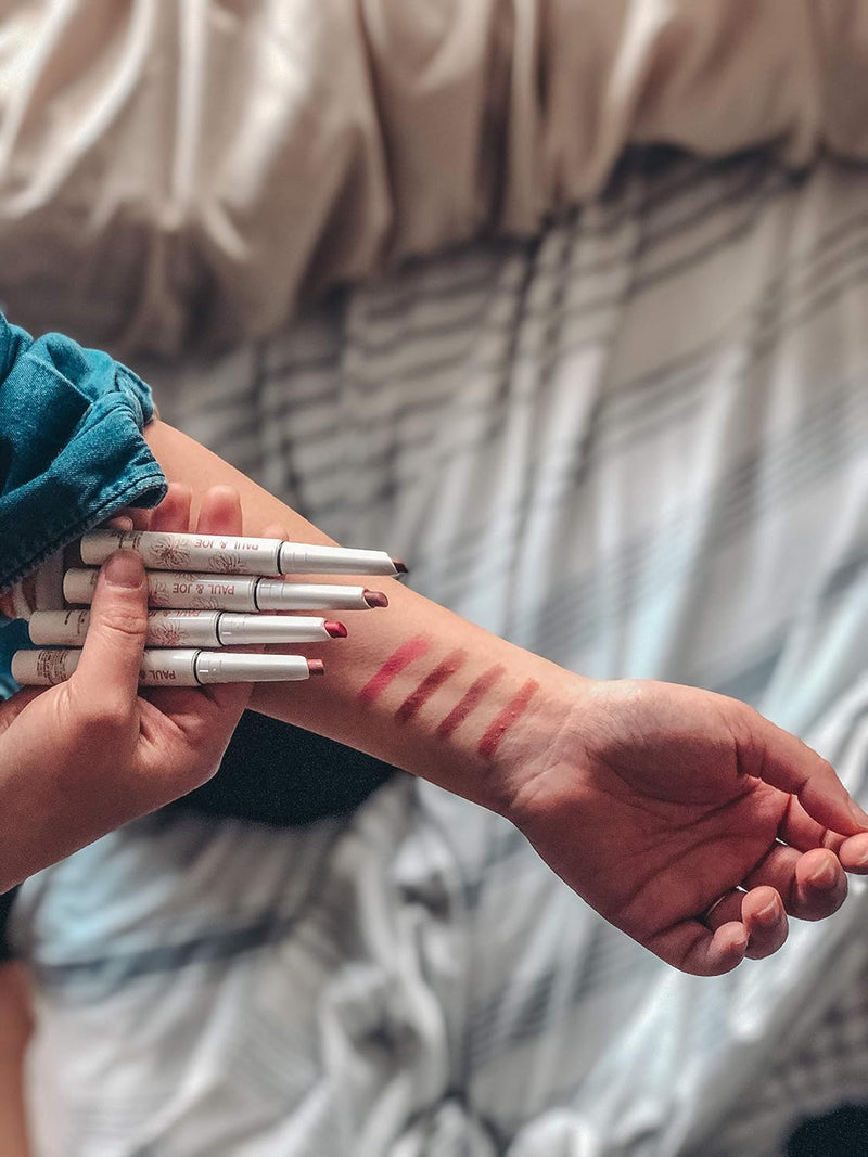 Paul & Joe Lip Crayon - Smooth Application and a Matte Finish - Made with Shea Butter, Jojoba Oil, and Macadamia Nut Oil - Un Calin Infinity Warehouse