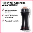 REVLON Oil-Absorbing Volcanic Face Roller, Reusable Facial Skincare Tool for At-Home or On-the-Go Mini Massage REVLON