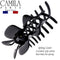 Camila Paris CP3028 French Hair Clip for Women, 4.5 inch Black for Thick Volume Hair, Girls Hair Claw Clips Jaw, Durable Styling Hair Accessories for Women, Strong Hold No Slip Grip, Made in France Camila