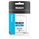 Reach Dentotape Waxed Dental Floss | Effective Plaque Removal, Extra Wide Cleaning Surface | Shred Resistance & Tension, Slides Smoothly & Easily | Unflavored, 55 Yards, 1 Pack Reach