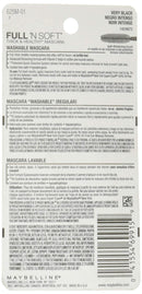 Maybelline Full 'N Soft Washable Mascara, Very Black, 1 Tube Maybelline New York