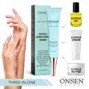 Onsen Cuticle Cream 1pk, Cuticle Oil in Deep Action - Japanese Natural Healing Minerals Nail Care Serum and Butter, Sooth, Repair, and Strengthen Cuticles and Nails, Visible Results, Non-Greasy - 1oz Onsen Secret