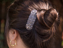 Celtic Peacock Hair Clip, Hand Crafted Metal Barrette Made in the USA with a Medium 70mm by Oberon Design Oberon Design
