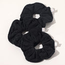 Ivyu Microfiber Hair Drying Scrunchies Towel Fiber - Buns Large Big Jumbo Black Scrunchie for Curl Hair for Shower Warp Wet Hair Anti Frizz Hair Products Absorbent Fast Sleep Scrunchy For Women Girls Ivyu