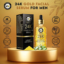 24K Gold Luxe Facial Elixir, Luxury Gold Ampoule, 1 fl oz/30ml'