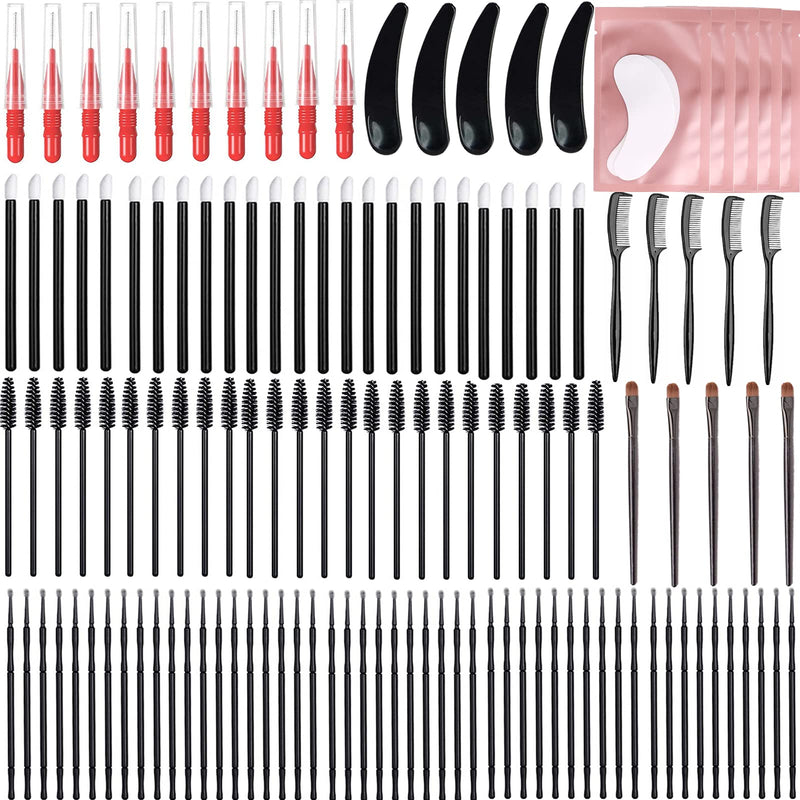 Libeauty Lash Lift And Tint Tools, Eyelash Lifting supplies, Brow Lamination Brushes, DIY Lash Lifting Dying Eye Pads At Home, Full Lash and Eyebrow Brush Kit Libeauty