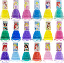 Townley Girl Disney Princess Castlebox Non-Toxic Peel-Off Nail Polish Set for Girls, Opaque Colors, Ages 3+ - 18 Pack Townley Girl Store