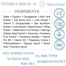 Vitamin C Serum For Face Aloe Vera & Fruit Extracts Acne Spot Treatment Sun Spot Corrector For Face Under Eye Treatment Toner For Face Compare With Under Eye Cream Anti Aging Serum 2 oz Nova Lucia