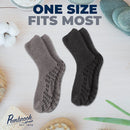 Moisturizing Spa Socks Aloe Infused | 2-Pair | Fuzzy Non Skid Gel Sleeping Socks Pembrook