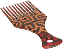 AFROPICK Anti-Static Plastic Hair Pick for Long, Thick, Curly, & Afro Hair (Tribe) Afropick