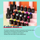 Beetles 20 Pcs Gel Nail Polish Kit, Neon Nail Polish Hot Pink Magenta Lemon Green Soak Off Nail Gel Polish Starter Kit with Glossy & Matte Top Coat and Base Coat Best Gift for Her beetles Gel Polish