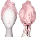 Microfiber Hair Drying Towel for Curly Hair - Smooth Microfiber, Ultra-Fine and Untextured - for Fast-Drying, Undamaged, Tangle-Free Hair - (40 in. x 27.5 in.) - Pink - The Perfect Haircare THE PERFECT HAIRCARE