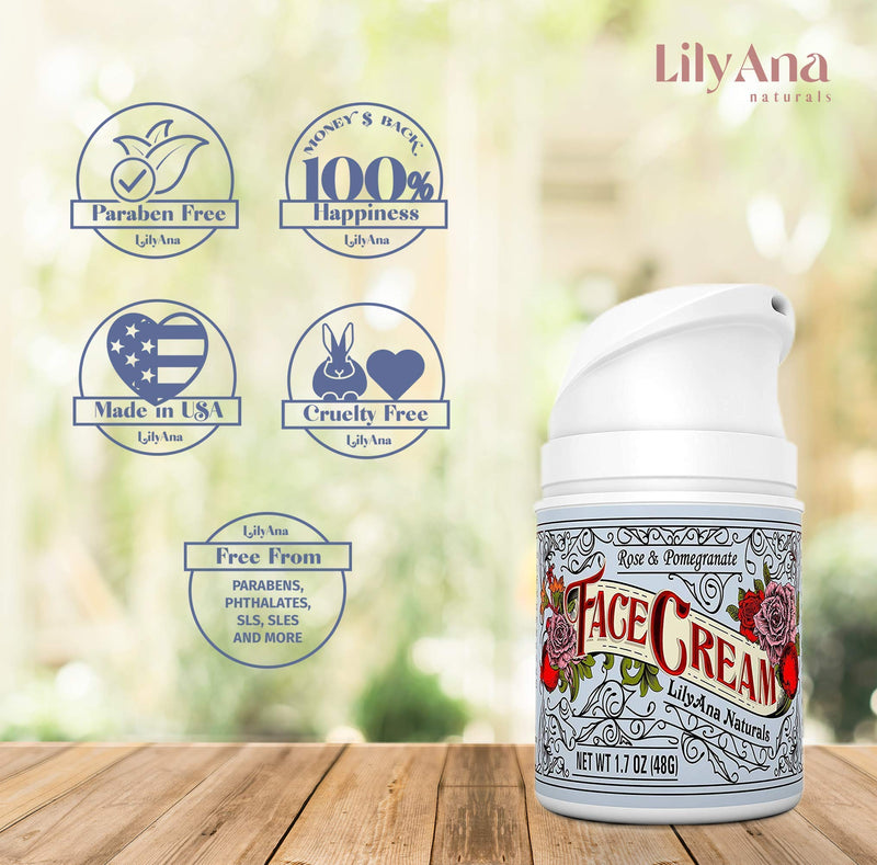 LilyAna Naturals Anti Aging Retinol Cream and Face Cream Bundle 1.07 oz LilyAna Naturals Store