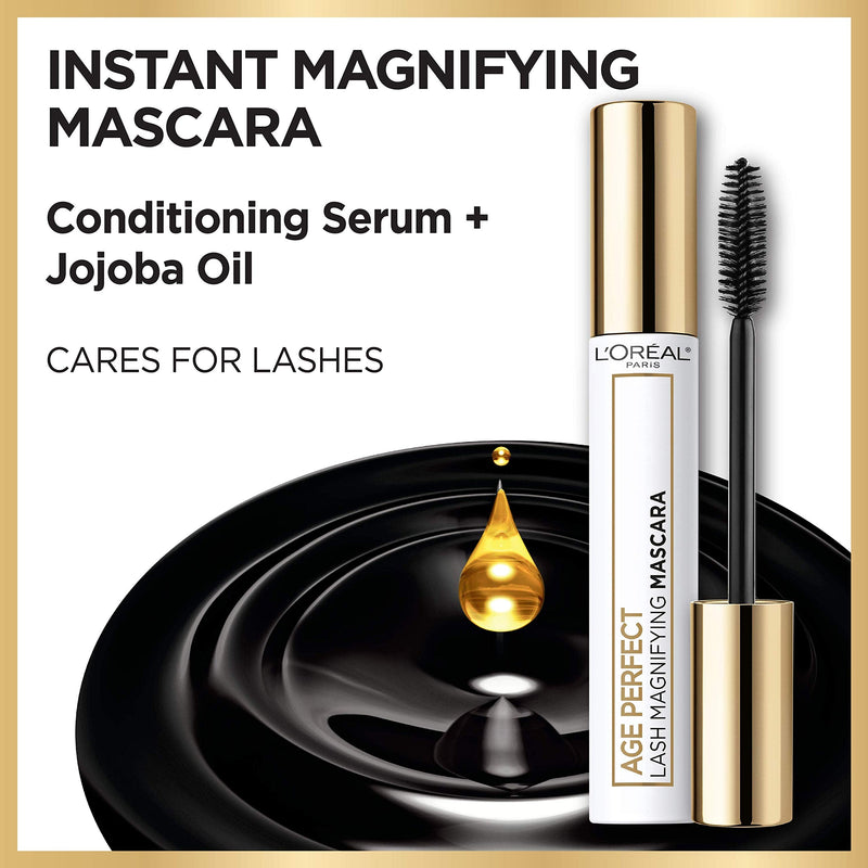 L'Oreal Paris Age Perfect Lash Magnifying Mascara, Black, 0.28 Ounces L'Oreal Paris