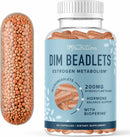 DIM Supplement 200 mg for Hormone Balance | Delayed-Release Microbeadlets | Estrogen Balance for Women & Men, Hormonal Acne Supplements, Menopause & Antioxidant Support | Vegan, Soy Free | 60 Ct. Infinity Warehouse