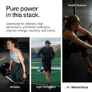 Momentous Three - Creatine Monohydrate Powder (30 Servings), Grass-Fed Whey Protein Powder (Unflavored) & Omega-3 Fish Oil 1600mg - Daily Essentials for Strength, Performance & Lean Muscle Recovery Infinity Warehouse