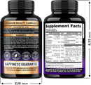 Biotin | Collagen | Keratin - Clinically Tested Supplement - Hair Growth Support, Skin & Nails - 25000 mcg Vitamins B2, B3, B6 & B7 + B1 & Hyaluronic Acid - Made in USA - Women & Men | 60 Capsules Infinity Warehouse