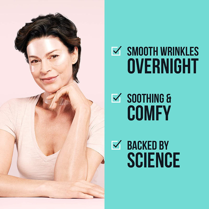 SiO Beauty FaceLift | Neck, Forehead, Eye & Smile Anti-Wrinkle Patches | Overnight Smoothing Silicone Patches For Face, Neck, Forehead, Eye & Smile Fine Lines And Signs Of Aging SiO Store