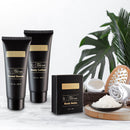 Mens Bath and Body Gift Set - Musk and Blonde Woods - Luxury Christmas, Birthday, Fathers Day Gifts From Daughter, Wife, Son For Dad, Husband - Relaxing Spa Kit for Him in Toiletry Bag Infinity Warehouse