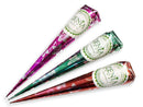 Zenia 12 Pack 100% Natural Ready to Use Henna Paste Hair Color Hair Dye Cones Reddish Brown Color Zenia