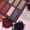 LUXAZA Neutral Nudes Makeup Eyeshadow Palette Brown Metallic, Warm Natural Bronze Copper Pearl Shimmer Satin Eye Shadow, Highly Pigmented Makeup Palette LUXAZA