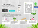LEROSETT Healing Serum for Acne Scarring, Redness, Breakouts, Irritation, Hydrate, Soothe, Firm, Plump, with Organic Aloe Vera, Collagen, Elastin, Keratin, Vitamin C, Ginseng 1 oz Gunilla Of Sweden