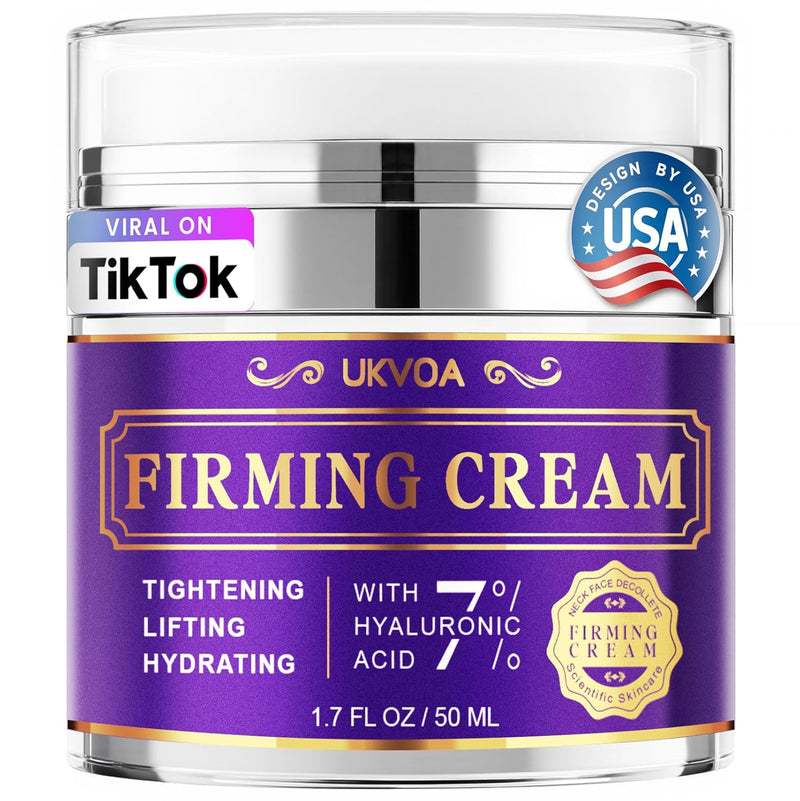 Neck Firming Cream, Anti-Aging Face Moisturizer for Women with Retinol, Collagen & Hyaluronic Acid, Tighten and Lift Neck Cream 1.7 Fl Oz Infinity Warehouse