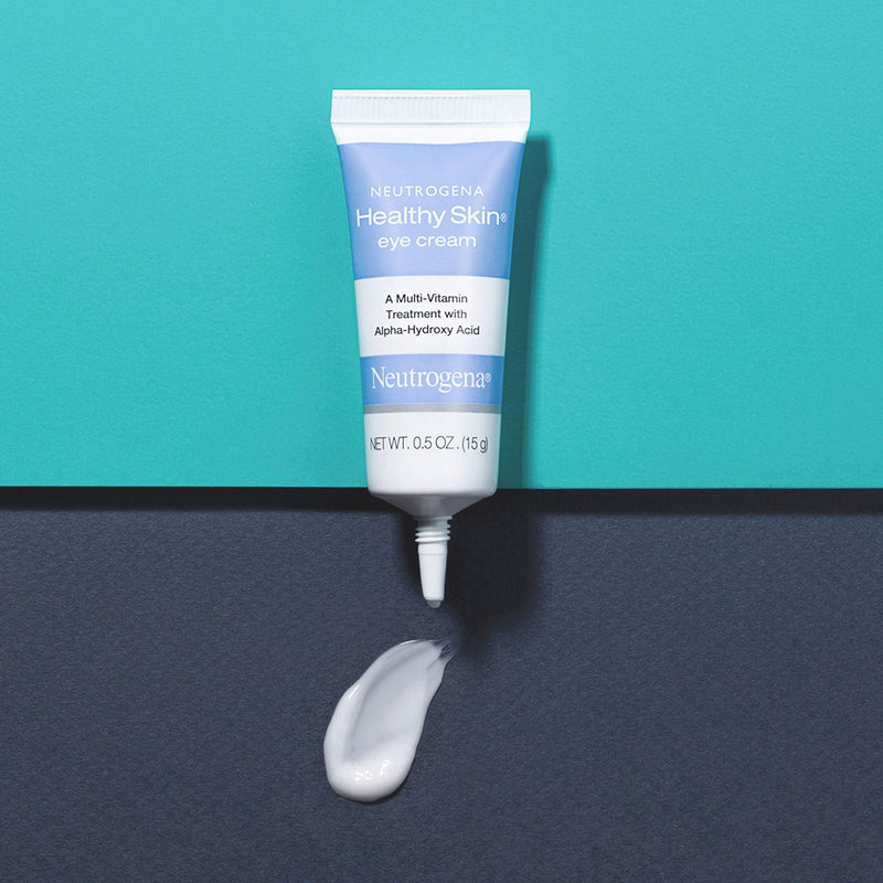Neutrogena Healthy Skin Anti-Wrinkle Eye Cream with Alpha Hydroxy Acid (AHA), Vitamin A and Vitamin B5 - Firming Under-Eye Cream for Wrinkles and Fine Lines, 0.5 oz Neutrogena