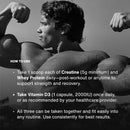 Momentous Arnold's Stack - Creatine Monohydrate Powder, Essential Grass-Fed Whey Protein Powder (Chocolate) & Vitamin D3 (2000 IU) - Daily Fundamentals to Support Muscle Strength & Longevity Infinity Warehouse