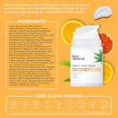 InstaNatural Brightening Face Moisturizer - Vitamin C Anti Aging Night Cream & Facial Moisturizer Vitamin E, Hyaluronic Acid & Niacinamide Face Lotion, Collagen Lotion Anti Wrinkle Facial Cream 1.7 oz InstaNatural