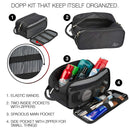 Toiletry Bag Dopp Kit for Men - Nylon Travel Toiletry Bag Waterproof Shower Cosmetic Organizer for Women Men - Travel Kit Shaving Bag for Men 42Travel