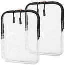 Hanging Toiletry Bag with 2 TSA Approved Clear Cosmetic 3-1-1 Liquid Bags BORSALI