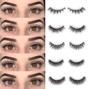LASHVIEW Fake Eyelashes,False Eyelashes,Wispy lashes,Synthetic Fiber Material,Faux Mink Lashes,Fluffy Volume Lashes,3D Layered Effect(CDTZ-HX-10) LASHVIEW