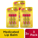 Carmex Medicated Lip Balm Sticks, Lip Moisturizer for Dry, Chapped Lips, 0.15 OZ - 3 Count (3 Pack) Carmex