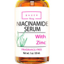 Bauer Beauty Niacinamide Face Serum 5% With Zinc Pore Minimizer Acne Scar & Anti Aging Brightening Glow Serum Bauer Beauty