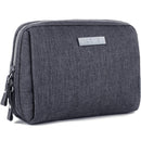 Small Makeup Bag for Purse Travel Makeup Pouch Mini Cosmetic Bag for Women Girls (Small, Dark Grey) Narwey