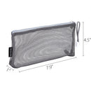 Sea Team 6pcs Multicolored Portable Travel Toiletry Pouch Nylon Mesh Cosmetic Makeup Organizer Bag with Zipper Sea Team