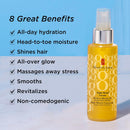 Elizabeth Arden Eight Hour All-Over Miracle Oil, Hydrating Spray Moisturizer for Face, Body & Hair, Vitamin E & Tsubaki Oil, Non-Comedogenic, Lightweight, 3.4 oz Infinity Warehouse