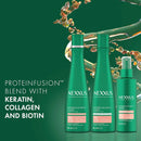 Nexxus Unbreakable Care Shampoo Conditioner and Leave-In Spray 3 Pack For Fine and Thin Hair with Keratin Collagen Biotin 13.5 oz 6 oz Infinity Warehouse