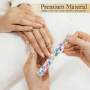 P2P Nails Colorful Nail File Strips - Double Sided Filers for Shaping and Smoothing Toenails and Fingernails - Manicure and Pedicure Nail Buffers - 12 Pack P2P Nails