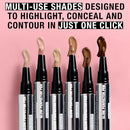 Neutrogena Healthy Skin Glow Perfector Concealer Pen, Lightweight Liquid Makeup for Face with Pro-Vitamin B5 & Vitamin E for a Radiant Finish, Light, 0.1 oz Infinity Warehouse