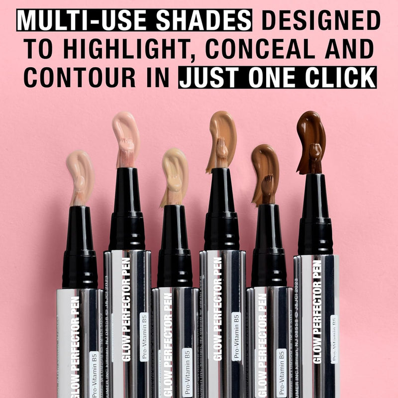 Neutrogena Healthy Skin Glow Perfector Concealer Pen, Lightweight Liquid Makeup for Face with Pro-Vitamin B5 & Vitamin E for a Radiant Finish, Light, 0.1 oz Infinity Warehouse