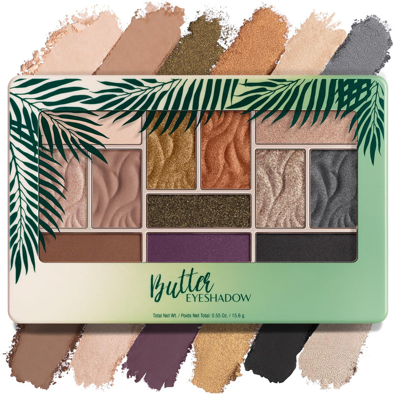 Physicians Formula Murumuru Butter Eyeshadow, 12-Shade Ultra-Creamy Palette with Murumuru & Tucuma Butters, Silky Soft Blendable Formula – Tropical Days Infinity Warehouse